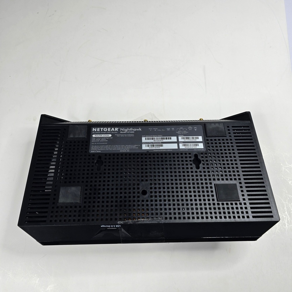 NETGEAR Nighthawk AC2600 Smart WiFi Router Model R7400 Wireless Internet - Picture 3 of 7